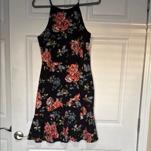 Floral Navy Dress